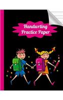 Handwriting Practice Paper: Handwriting Workbook Journal With Blank Writing Sheets For Kids In Kindergarten, Preschool or 1st, 2nd, 3rd and 4st Grade Students