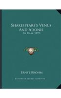 Shakespeare's Venus And Adonis