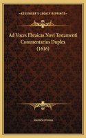 Ad Voces Ebraicas Novi Testamenti Commentarius Duplex (1616)