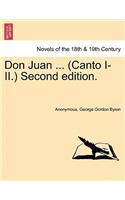 Don Juan ... (Canto I.) Second Edition.