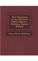 Structure of an Effective Public Speech