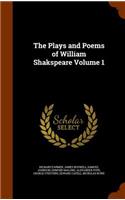The Plays and Poems of William Shakspeare Volume 1
