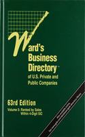 Ward's Business Directory of U.S. Private and Public Companies: Volume 5: National Ranking for Companies by Sales at the 4-Digit Sic Codes Level