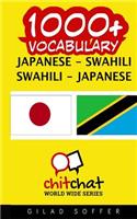 1000+ Japanese - Swahili Swahili - Japanese Vocabulary