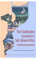 Post-stabilization Economics in Sub-Saharan Africa