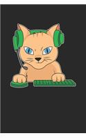 Cat Gamer Notebook - Player Journal Planner: Video Games Computer Console Organizer For Men Women Kids Daily Calendar Quarterly