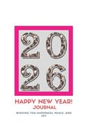 New Year 2026 Gift: Lined Notebook / Journal Gift, 120 Pages, 6x9, Soft Cover, Matte Finish