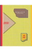 Graph Paper Notebook 8.5 x 11 IN, 21.59 x 27.94 cm