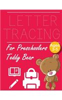 Letter Tracing for Preschoolers Teddy Bear