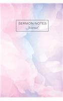 Sermon Notes Journal