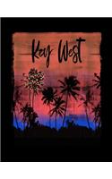 Key West: Florida Christmas Journal Notebook Shopping Organizer Holiday Food Meal Party Planner Budget Expense Tracker. Tropical Palm Tree Soft Cover 8.5 x 11