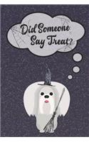 Maltese Lined Notebook: A Halloween Themed Notebook for Maltese Terrier Lovers(12 Dog Halloween Notebooks and Journals)