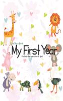 Story Book My First Year For baby that was born on April