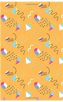 Bullet Journal Abstract Squiggles and Shapes Orange