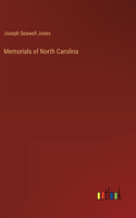 Memorials of North Carolina