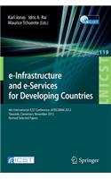E-Infrastructure and E-Services for Developing Countries