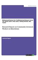 Research Report on Community Livestock Workers in Balochistan