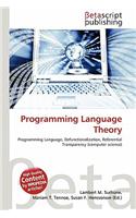 Programming Language Theory: (English)