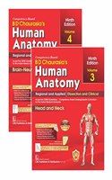 Bd Chaurasias Human Anatomy 9Ed Vol 3 And 4 Regional And Applied Dissection And Clinical Head And Neck Brain Neuroanatomy (Pb 2023) Set Of 2 Vols