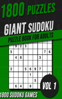 1800 Giant Sudoku Puzzles book