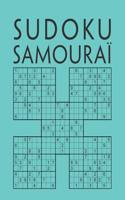Sudoku Samouraï: 200 Grilles - Jeu de logique relaxant & educatif - Enigmes et casse-tête adulte - Niveau: Facile à difficile - Samurai Sudoku Adulte