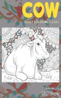 Adult Coloring Books Thick pages - Animals - Cow