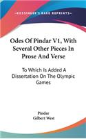 Odes of Pindar V1, with Several Other Pieces in Prose and Verse