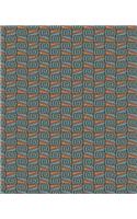 Pretty Classic Pattern Aztec Design Historical School Composition Book