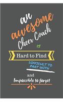 An Awesome Cheer Coach is Hard to Find Difficult to Part With and Impossible to Forget