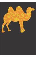 Notebook: Camel Halloween Party Pumpkin Pattern Gift Dot Grid Dotted 6x9 120 Pages