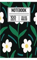 Notebook 100 Sheets College Ruled