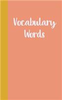 Vocabulary Words