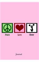 Peace Love Cheer Journal