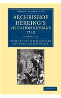 Archbishop Herring's Visitation Returns, 1743 5 Volume Set