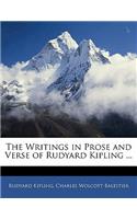 The Writings in Prose and Verse of Rudyard Kipling ...