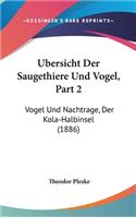Ubersicht Der Saugethiere Und Vogel, Part 2: Vogel Und Nachtrage, Der Kola-Halbinsel (1886)