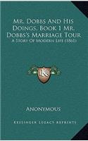 Mr. Dobbs and His Doings, Book 1 Mr. Dobbs's Marriage Tour: A Story of Modern Life (1861)