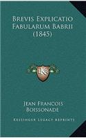 Brevis Explicatio Fabularum Babrii (1845)