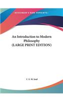 An Introduction to Modern Philosophy