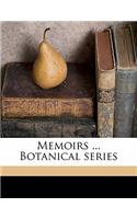 Memoirs ... Botanical Series Volume 11, No.8
