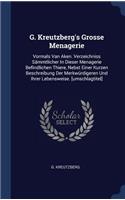 G. Kreutzberg's Grosse Menagerie