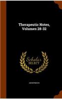 Therapeutic Notes, Volumes 28-32: (English)