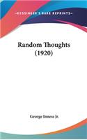 Random Thoughts (1920)