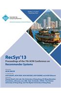 Recsys 13 Proceedings of the 7th ACM Conference on Recommender Systems