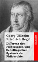 Differenz des Fichteschen und Schellingschen Systems der Philosophie