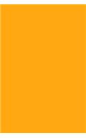 Journal Dark Tangerine Color Simple Plain Tangerine