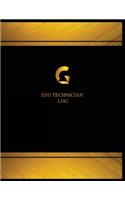 EEG Technician Log (Log Book, Journal - 125 pgs, 8.5 X 11 inches): EEG Technician Logbook (Black cover, X-Large)