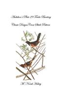 Audubon's Plate 29 Towhe Bunting Cross Stitch Pattern