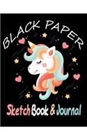 BLACK PAPER SketchBook & Journal