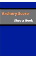 Archery Score Sheets Book